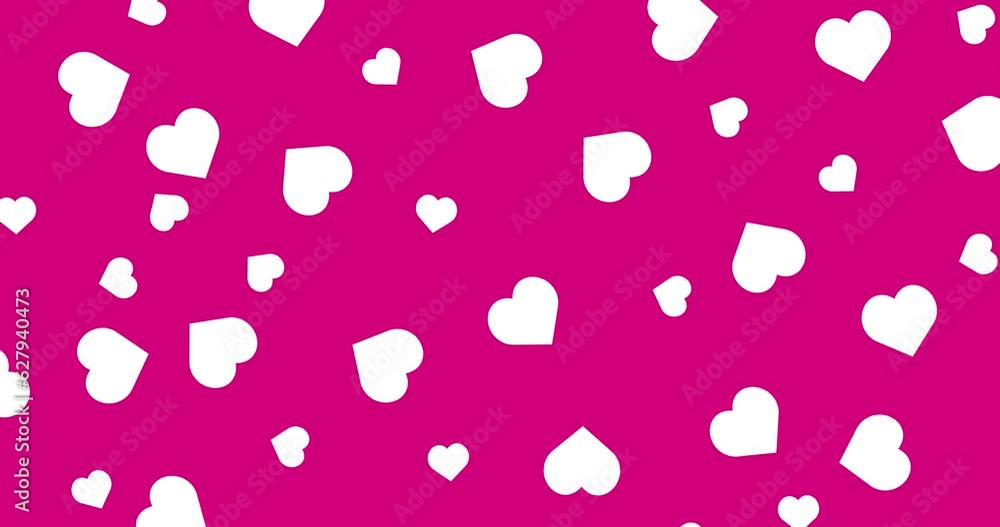 seamless infinite loop white heat pattern on pink background,endless animated motion graphics seamless infinite loop white heat pattern on pink background,endless animated motion graphics