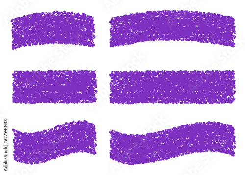 クレヨン素材_数字セット1_＠