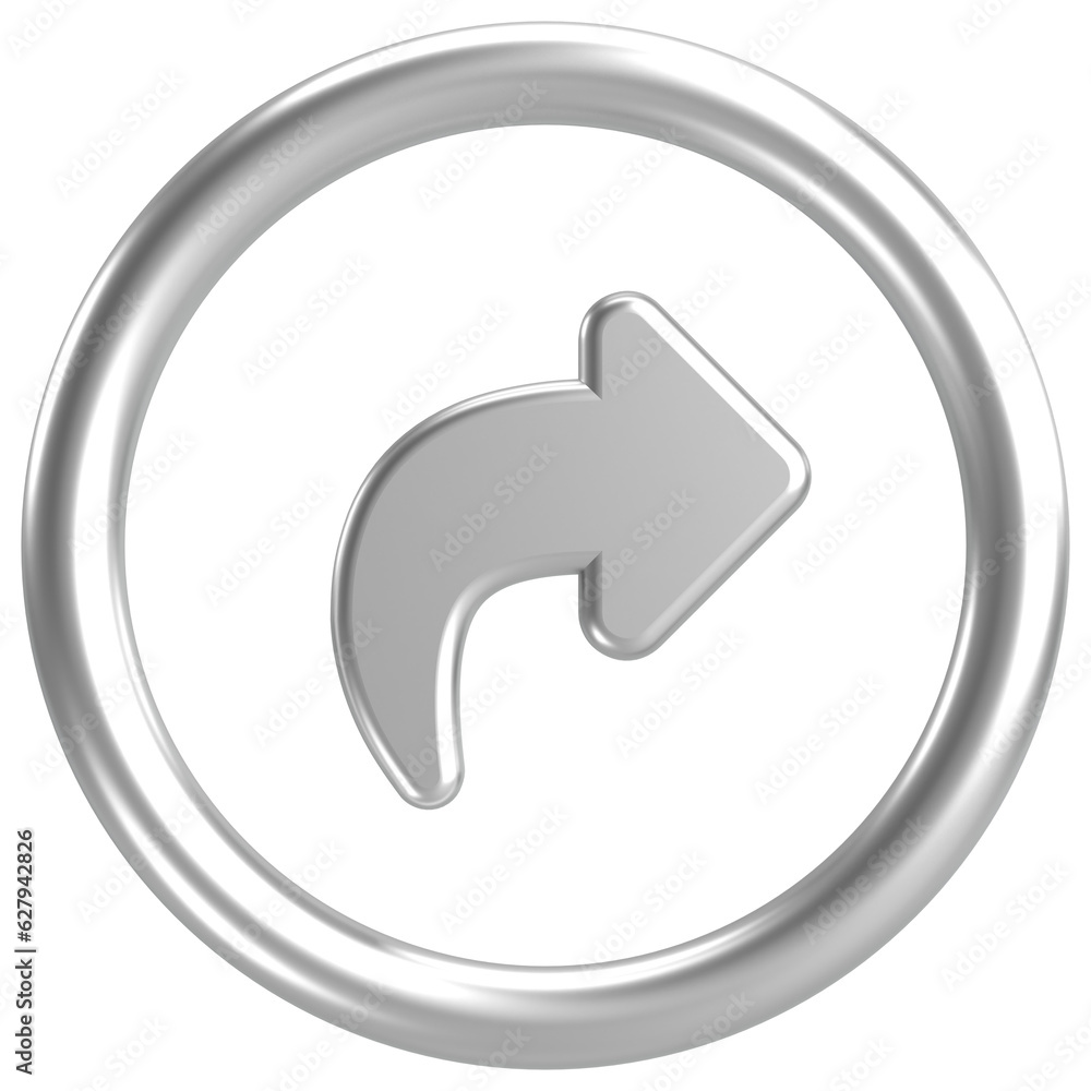 Share button. Share icon. 3D illustration. Share button. Share icon. 3D illustration.