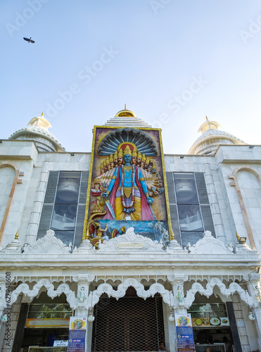 Hare Krishna and Swami Prabhupada Dham at Iskcon Temple Chittagong, Bangladesh. photo