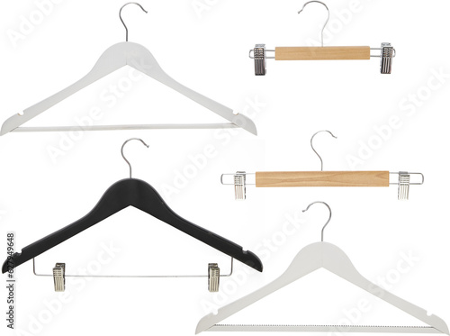 Wallpaper Mural mixed wooden clothing pant hangers, photograph high quality a range of styles Torontodigital.ca