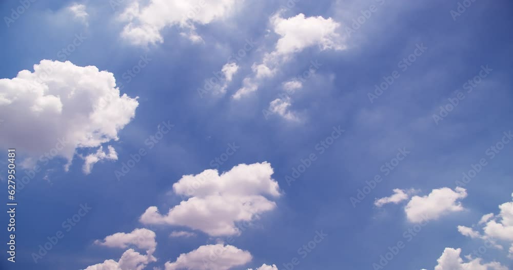 Beautiful blue sky with clouds background, Blue sky with clouds and sun. cloud time lapse nature background. Summer sky Beautiful blue sky with clouds background, Blue sky with clouds and sun. cloud time lapse nature background. Summer sky