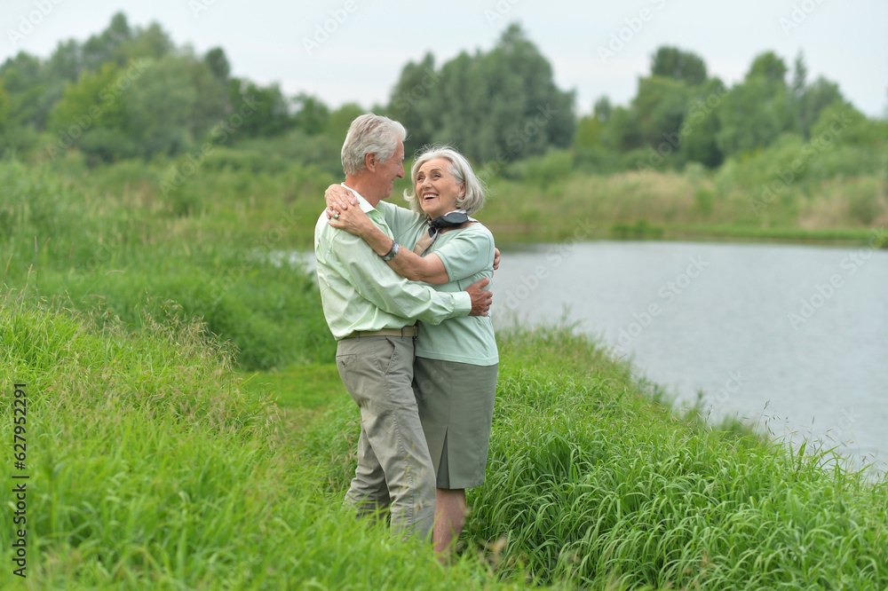 Happy senior couple in love. Park outdoors. Happy senior couple in love. Park outdoors.