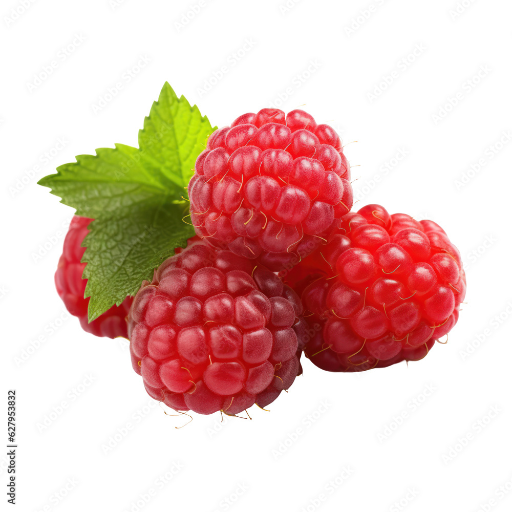 Delicious raspberry berries isolated on transparent background, png clip art, template for mark fruit flavor on label of product. Delicious raspberry berries isolated on transparent background, png clip art, template for mark fruit flavor on label of product.
