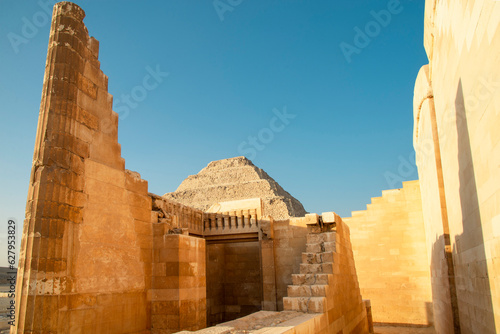 Pyramid of Djoser or Step Pyramid at Saqqara photo