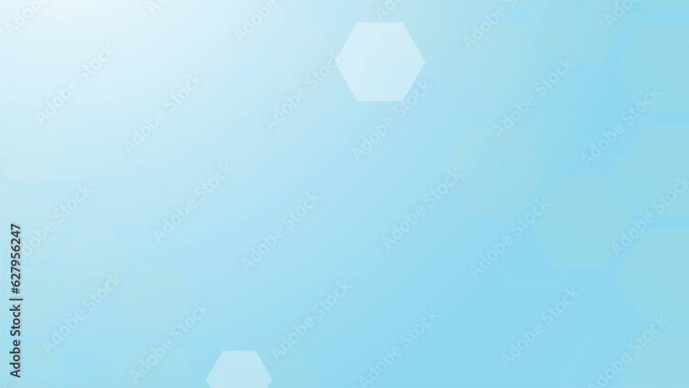 abstract white background with blue hexagonal shapes.Free vector blue ...