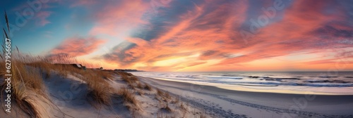 Sunset at the dune beach. G...
