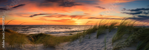 Sunset at the dune beach. G...