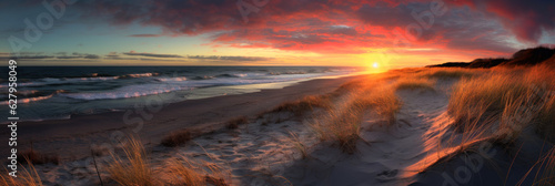 Sunset at the dune beach. G...