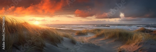 Sunset at the dune beach. G...