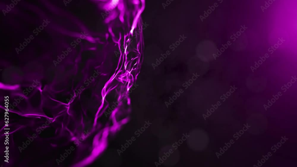 Colorful particles abstract background with shining flying particle stars dust. Futuristic glittering fly movement flickering loop in space on black background Colorful particles abstract background with shining flying particle stars dust. Futuristic glittering fly movement flickering loop in space on black background