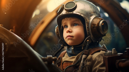 Dreams of the Cosmos: Toddlers as Early Astronaut Pioneers, Generative AI