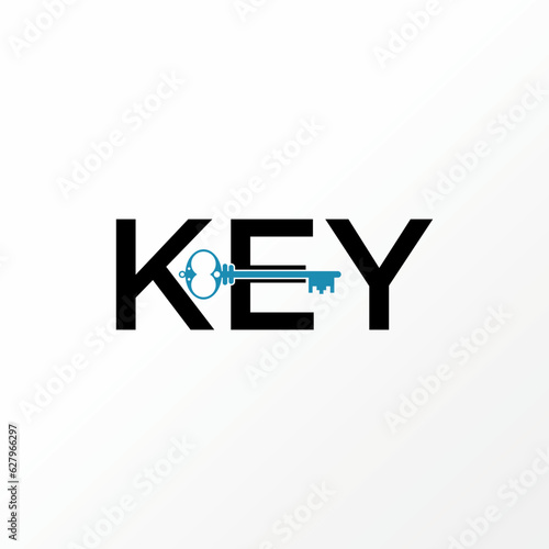 Logo design graphic concept creative abstract premium free vector stock letter word KEY font with house symbol. Related to typography property estate