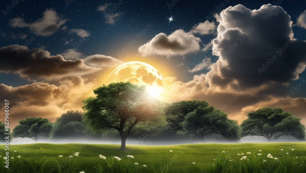 A photo of beautiful landscape background A photo of beautiful landscape background
