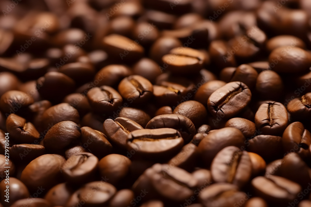 Closeup view of coffee beans or coffee seeds. Closeup view of coffee beans or coffee seeds.