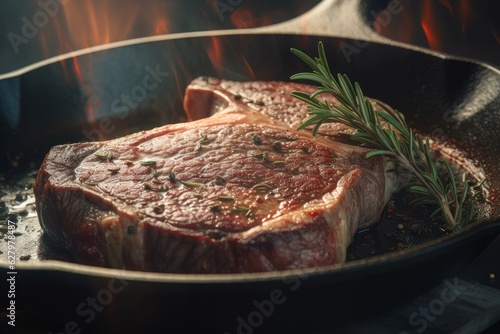 Beef steak. Generate Ai