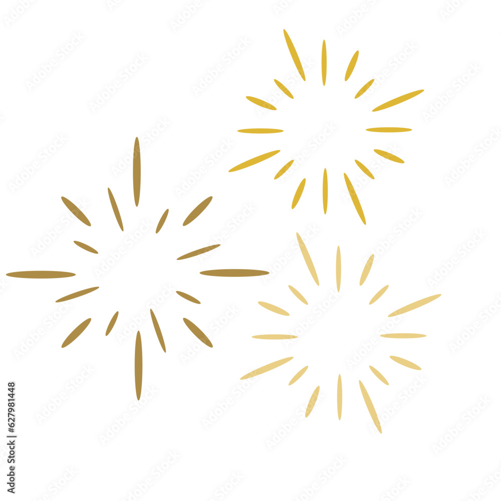 Fototapeta premium star sparkle firework- new year Christmas and birthday celebration