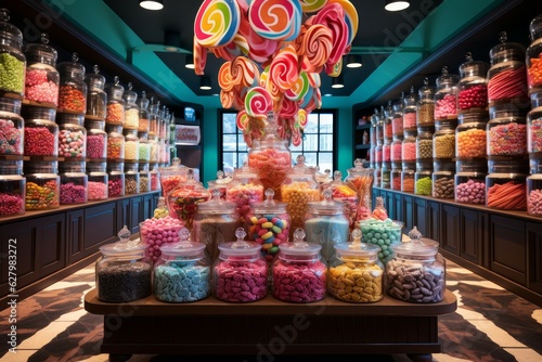 Candy store. Generate Ai