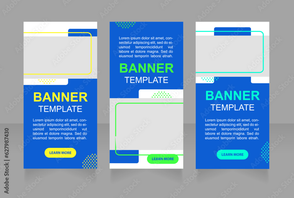 Fototapeta premium Driver licence web banner design template. Driving education. Vector flyer with text space. Advertising placard with customized copyspace. Printable poster for advertising. Arial font used