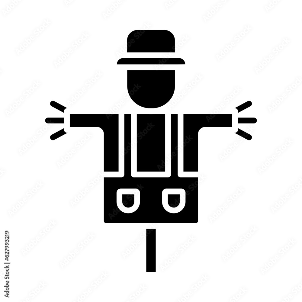 Fototapeta premium Scarecrow Icon