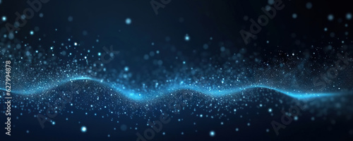 Abstract digital background. Data universe illustration. Ideal for depicting network abilities, technological processes, digital storages, science, education, etc. © Yeti Studio