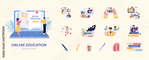 Online education element set