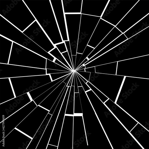 Shattered glass vector background