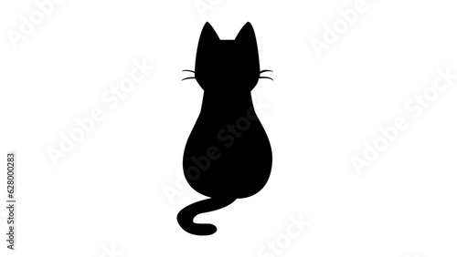 Sitting Cat Silhouette