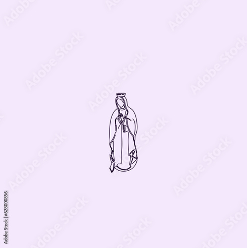 HIGH QUALITY MOTHER MARIA VECTOR FOR HOME WALL DESIGN, T-shirts and tattoos