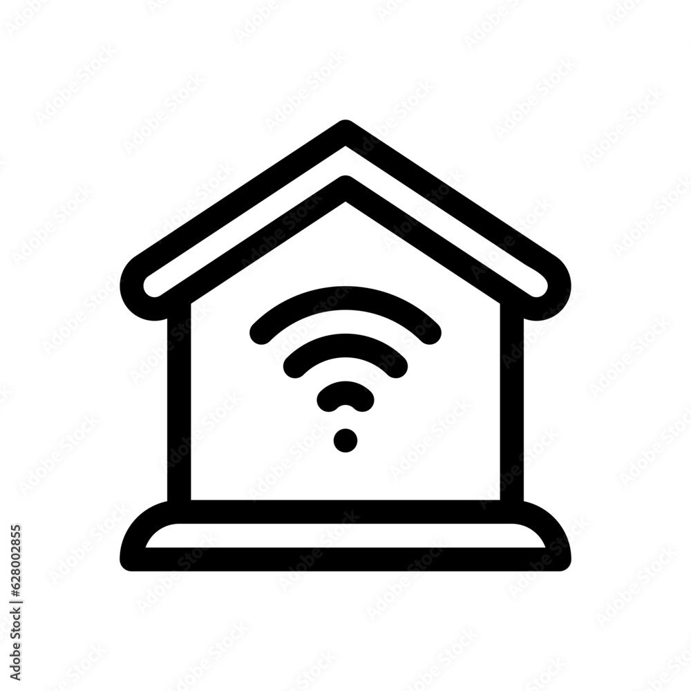 smart home line icon smart home line icon