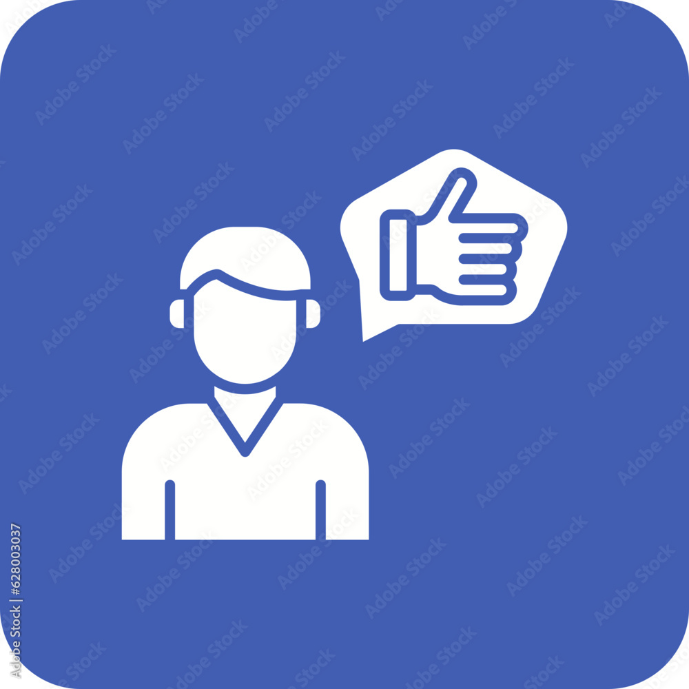 Customer satisfaction Icon Customer satisfaction Icon