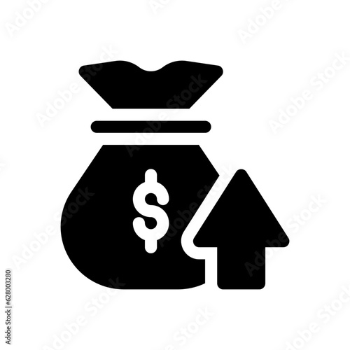 earnings glyph icon