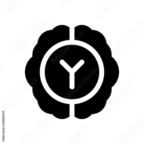 generation y glyph icon