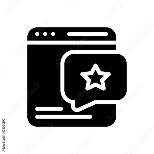 opinion glyph icon