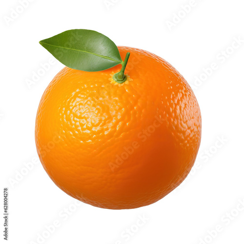 Isolated tangerine or clementine fruit on white background.