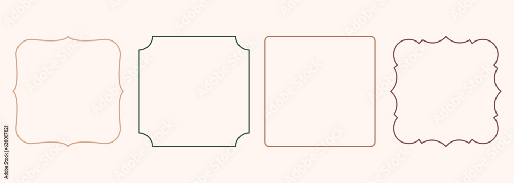 Modern minimalist aesthetic line arch frames in trendy boho style. Modern Y2K vector design outline elements - geometric form for banner, social media, poster. Shape Islamic door and window silhouette Modern minimalist aesthetic line arch frames in trendy boho style. Modern Y2K vector design outline elements - geometric form for banner, social media, poster. Shape Islamic door and window silhouette