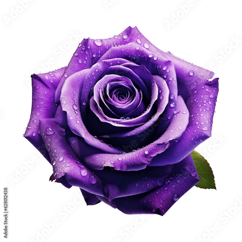 Fototapeta Naklejka Na Ścianę i Meble -  purple rose isolated