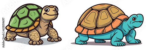 Cute Giant turtle Illustration Portfolio
