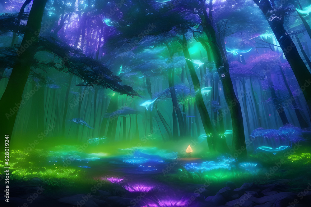 Mysterious Spirit Forest