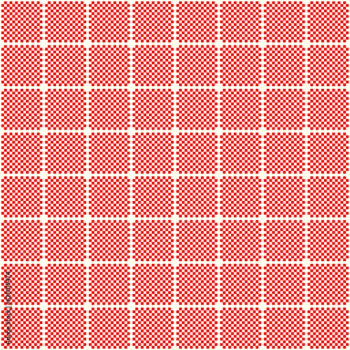 Checks wallpaper. Seamless geometric pattern. Squares background. Polygons ornament. Geometrical motif. Digital paper. Embroidery textile print. Web design. Vector.
