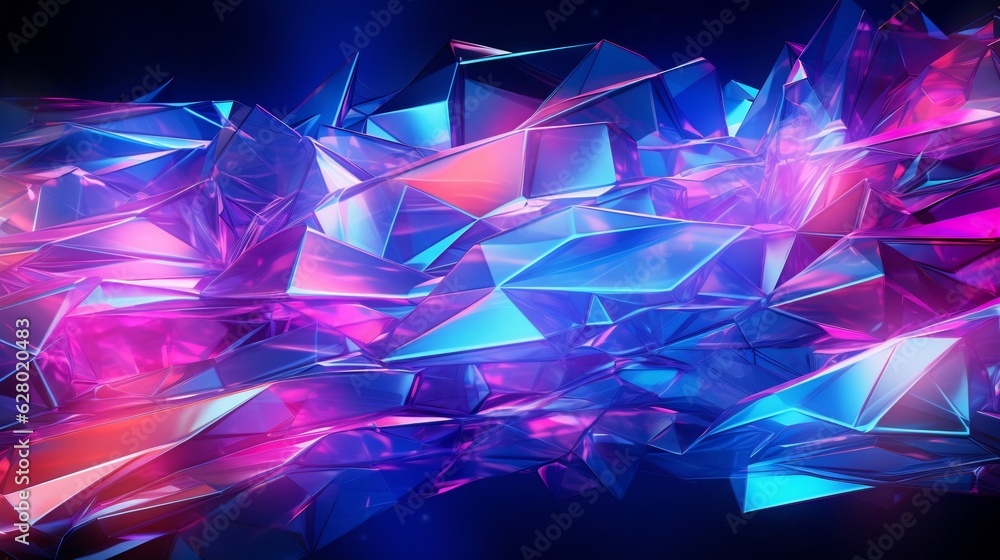 Generative AI : Neon Pink and Electric Blue. Lines composed of glowing backgrounds, abstract vector background Generative AI : Neon Pink and Electric Blue. Lines composed of glowing backgrounds, abstract vector background
