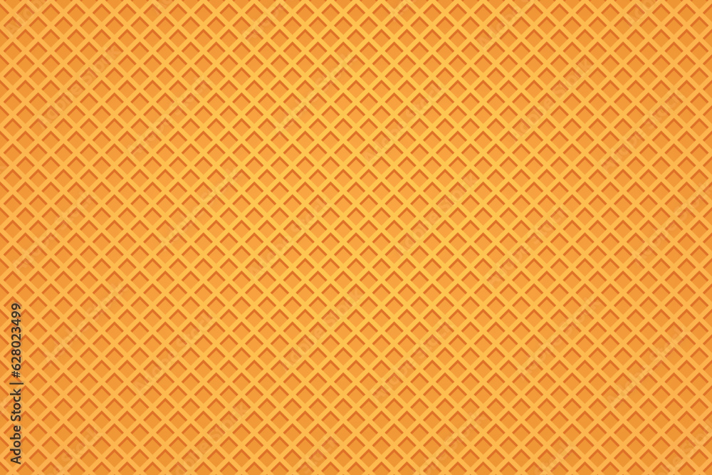 Fototapeta premium a simple waffle tasty golden color backdrop