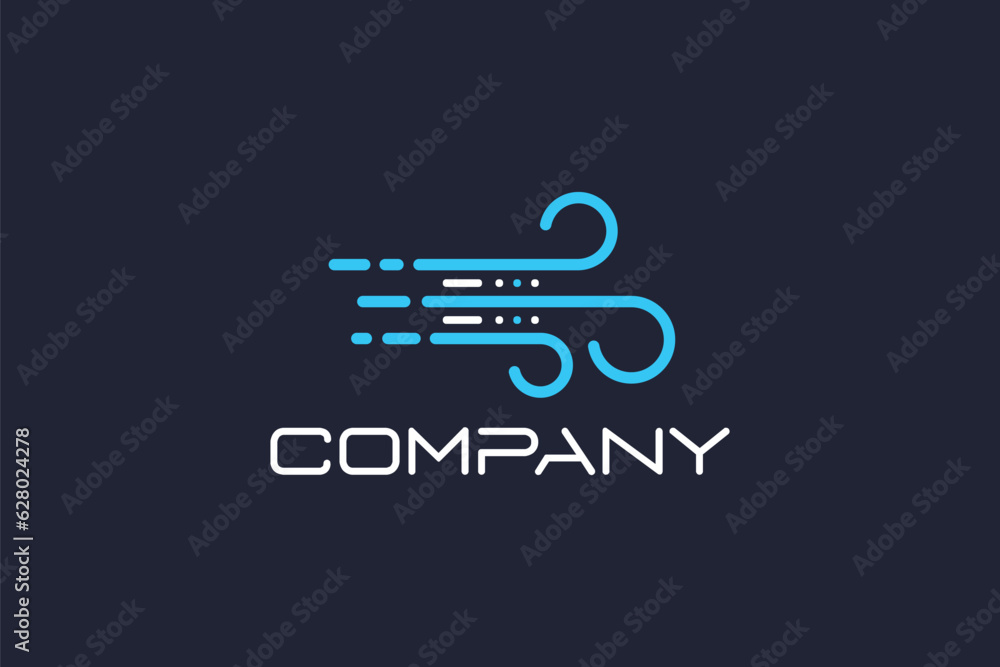 Networking Server Logo Design - Technology Logo Design Networking Server Logo Design - Technology Logo Design