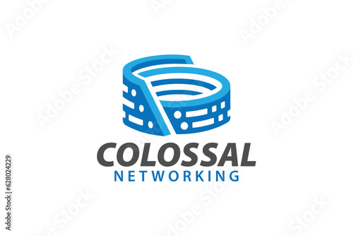 Networking Server Logo Design - Technology Logo Design