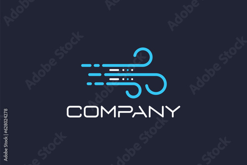 Networking Server Logo Design - Technology Logo Design photo