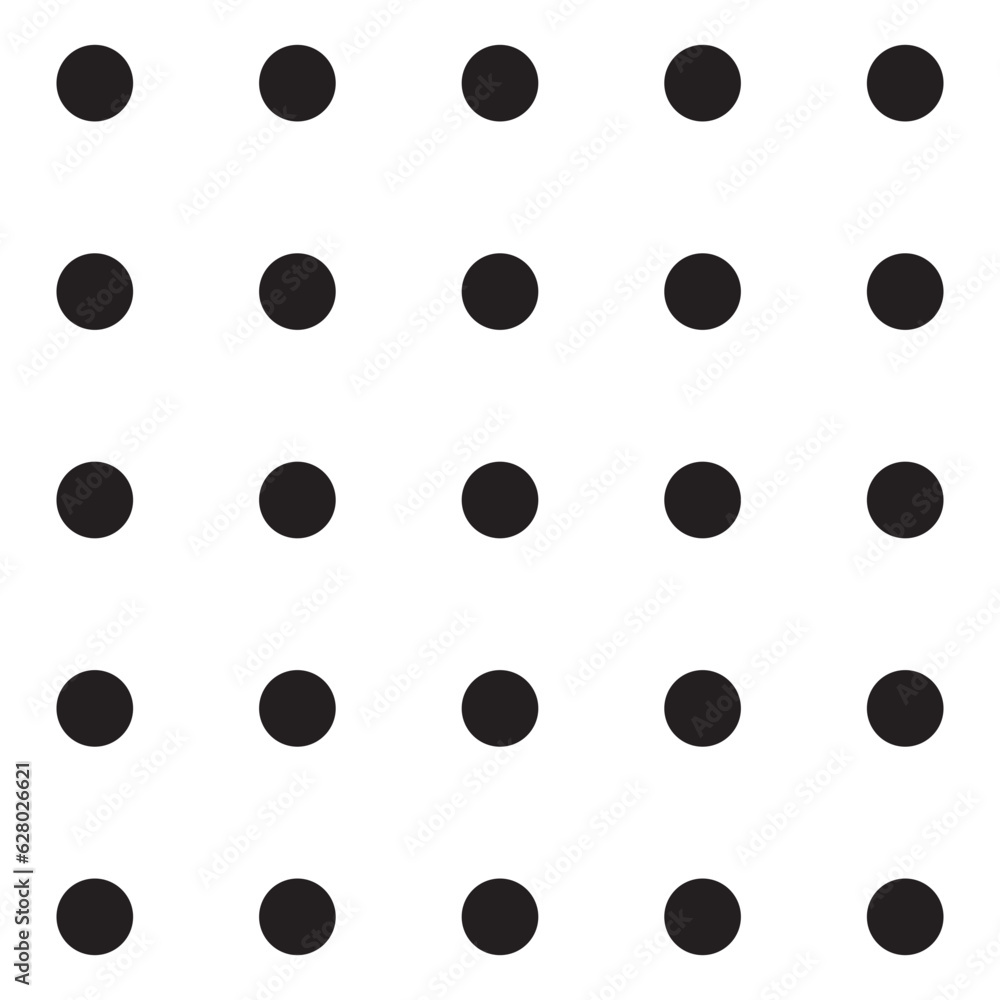Geometric shape circle element black and white dots Geometric shape circle element black and white dots