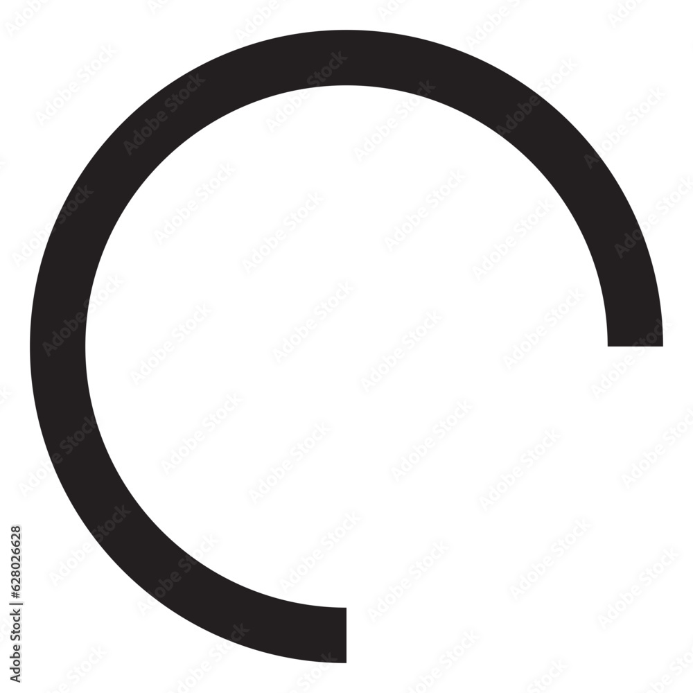 Geometric shape circle element illustration of an circle Geometric shape circle element illustration of an circle