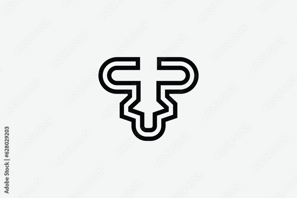 Bull Logo Design - Animal Logo Design Template Bull Logo Design - Animal Logo Design Template
