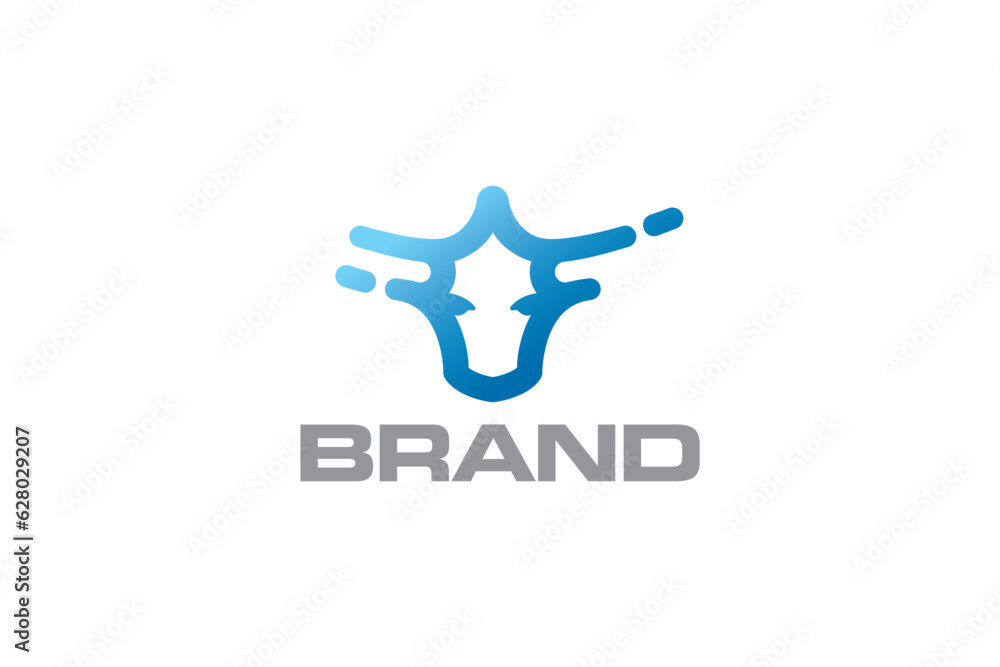 Bull Logo Design - Animal Logo Design Template Bull Logo Design - Animal Logo Design Template