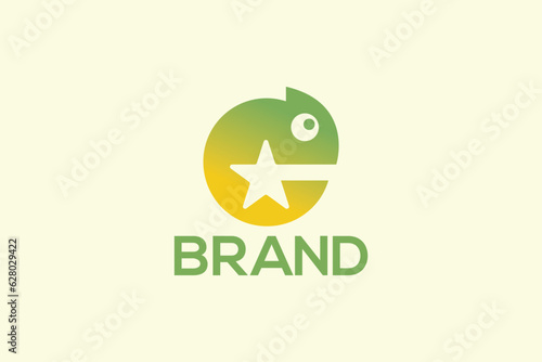 Chameleon Logo Design - Chameleon Logo Design Template
